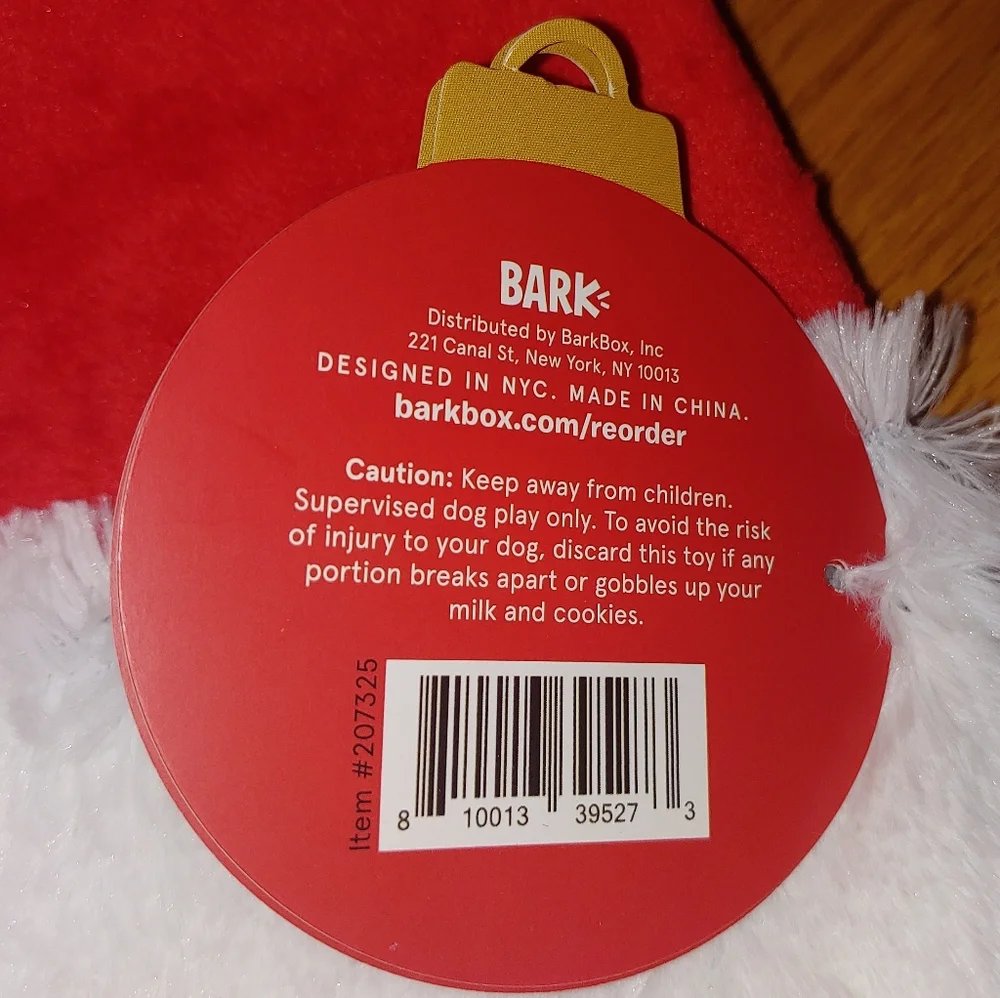 LARGE Bark Christmas Santa Claus Santa Paws Dog Hat Beard Halloween Costume